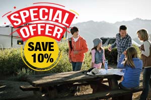 RV Vacation Rental Special Save 10